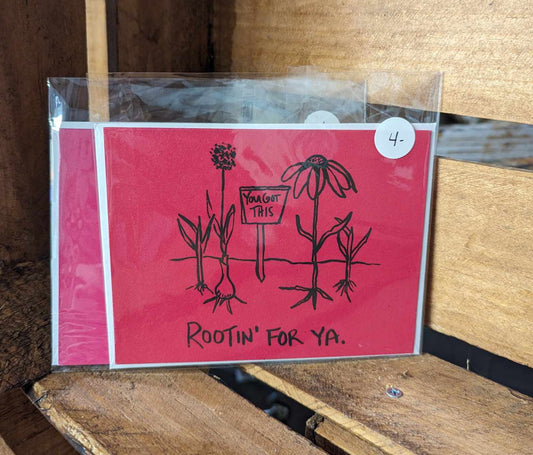 Rootin' For Ya Greeting Card