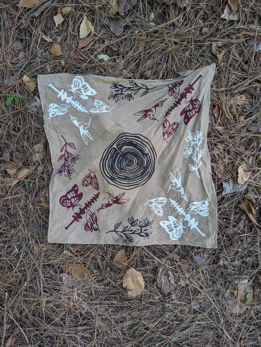 Walnut Tree and Wings Bandana