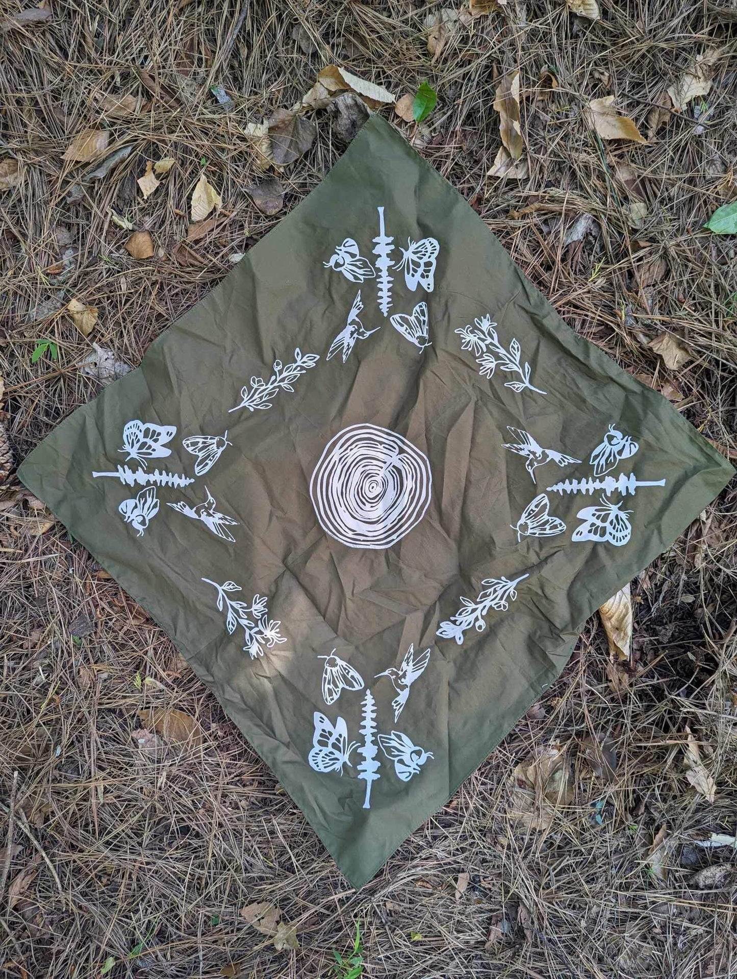 Tree and Wings Bandana