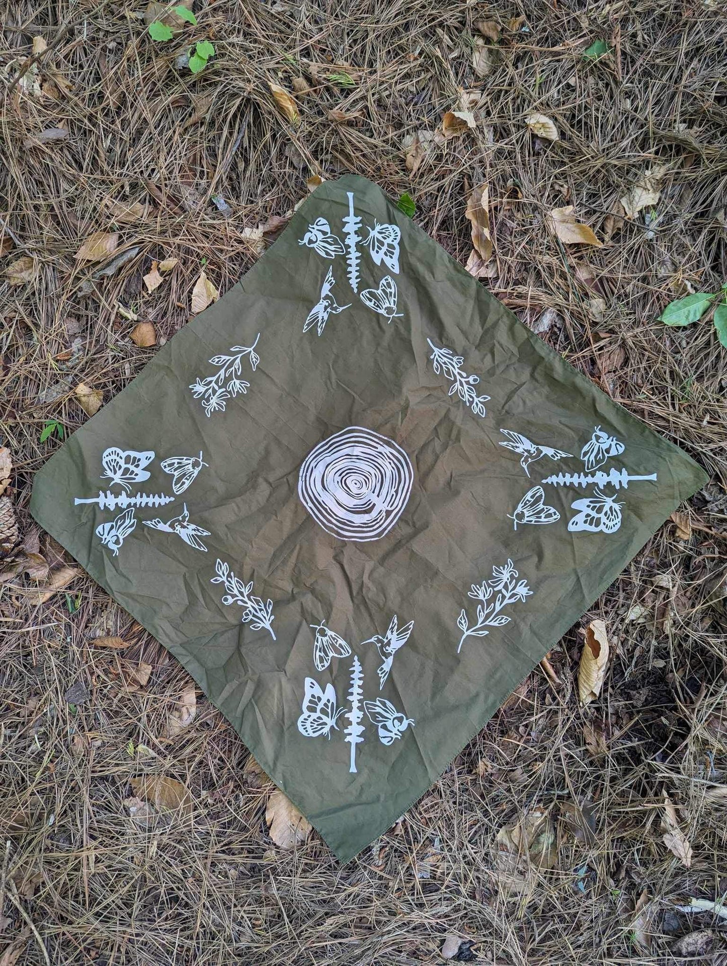 Tree and Wings Bandana