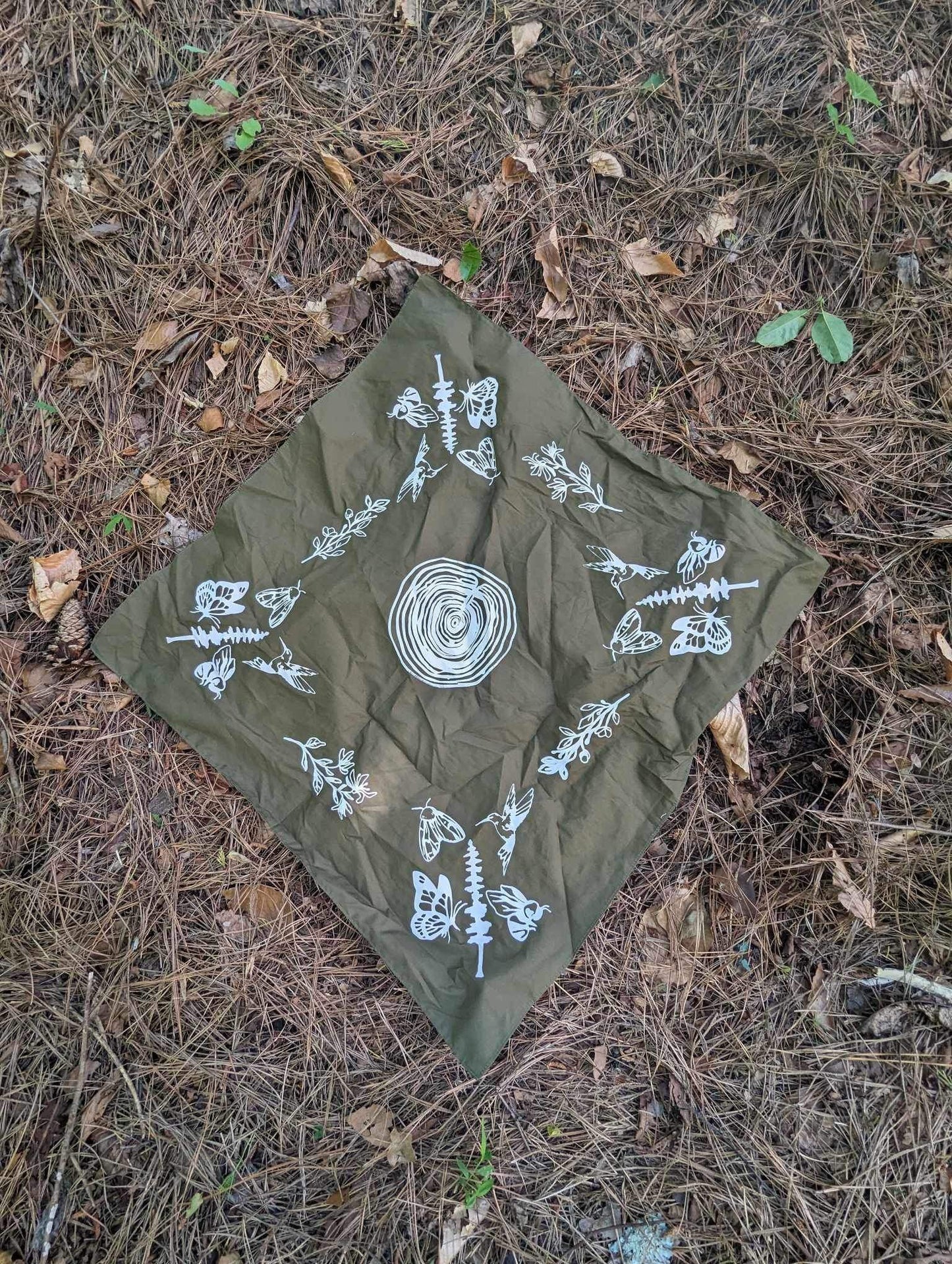 Tree and Wings Bandana